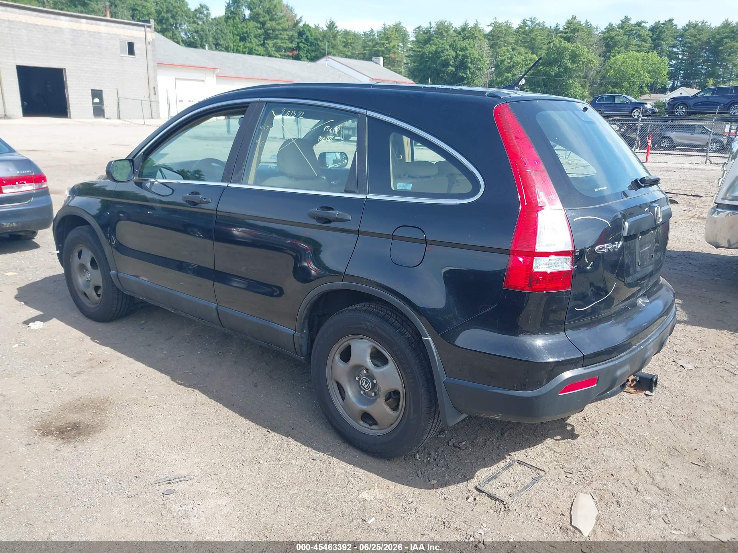 2009 Honda Cr-v Lx Black vin: 5J6RE48319L048773