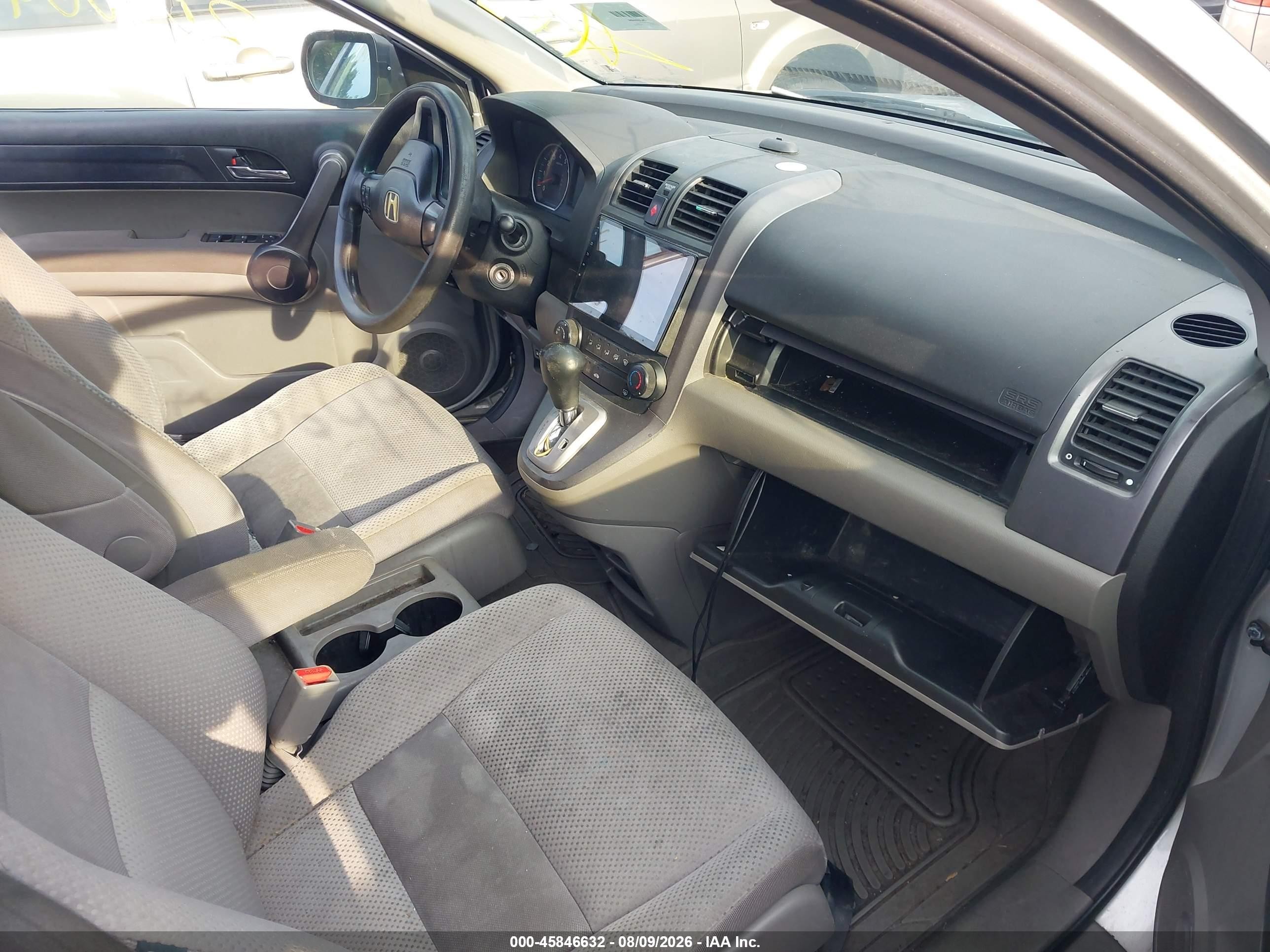 2009 Honda Cr-v Lx Gray vin: 5J6RE48319L055027