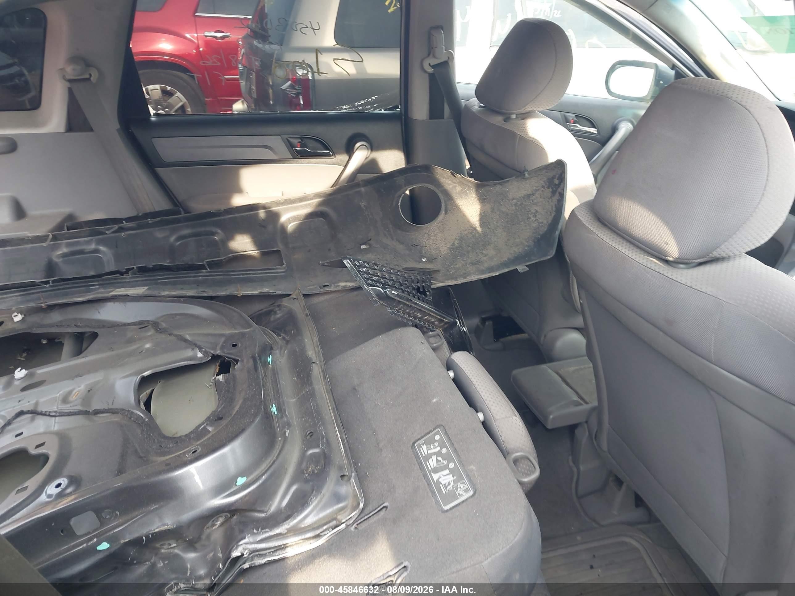 2009 Honda Cr-v Lx Gray vin: 5J6RE48319L055027