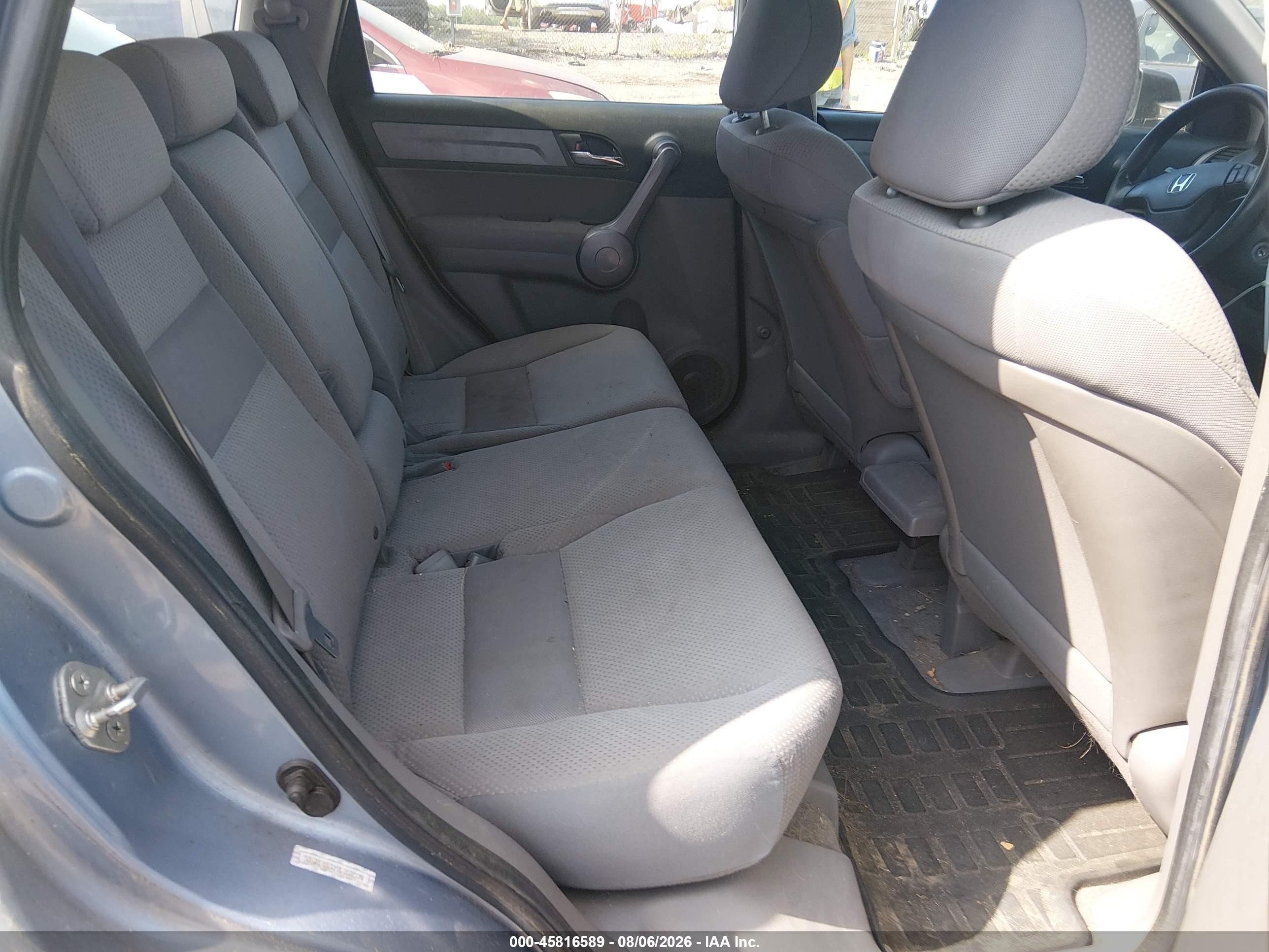 2009 Honda Cr-v Lx Blue vin: 5J6RE48319L058574