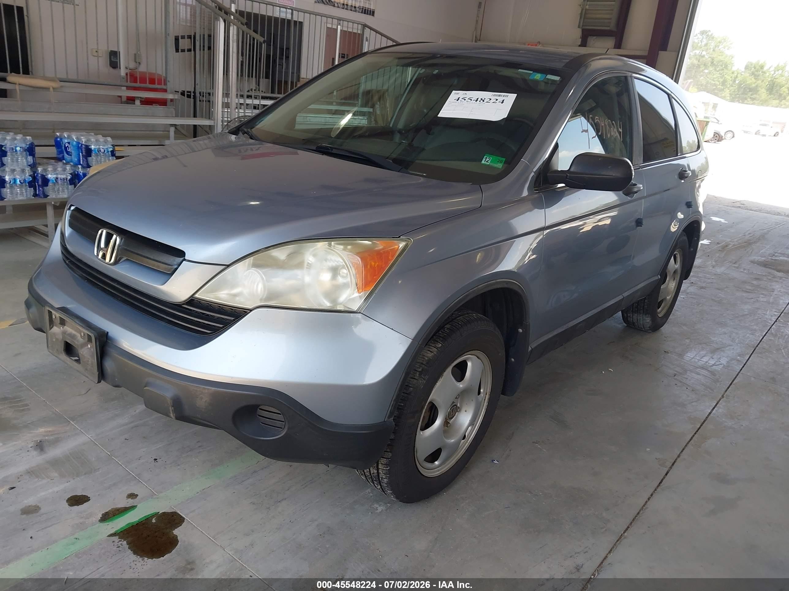 2009 Honda Cr-v Lx Синий vin: 5J6RE48319L065931