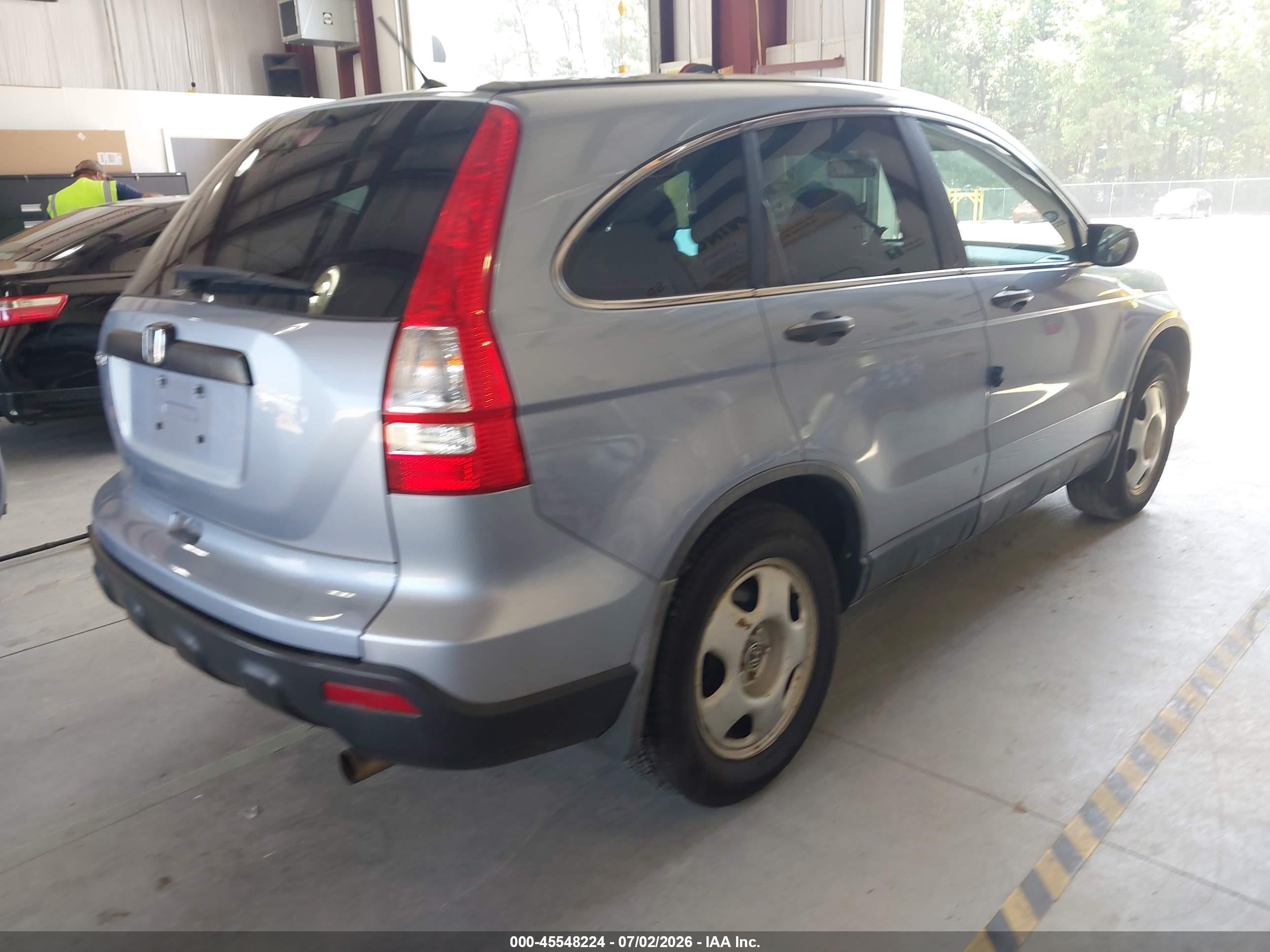 2009 Honda Cr-v Lx Синий vin: 5J6RE48319L065931