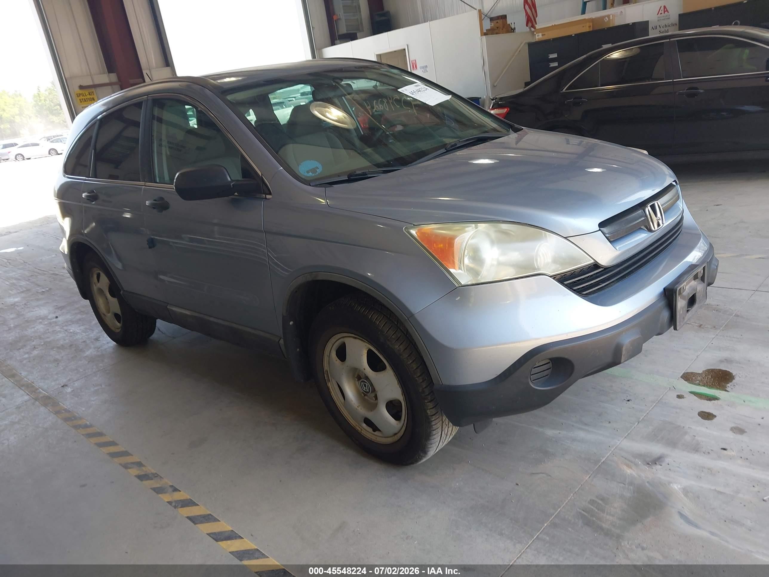 2009 Honda Cr-v Lx Синий vin: 5J6RE48319L065931