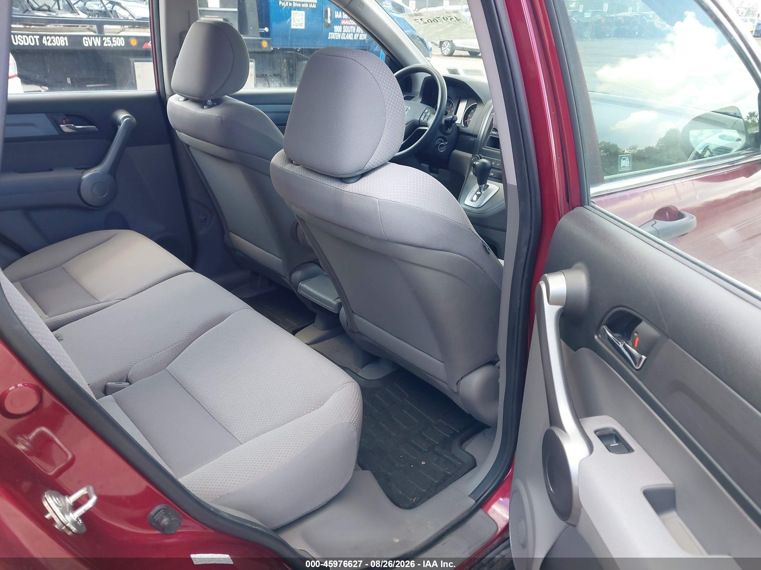 2009 Honda Cr-v Lx Red vin: 5J6RE48319L067131