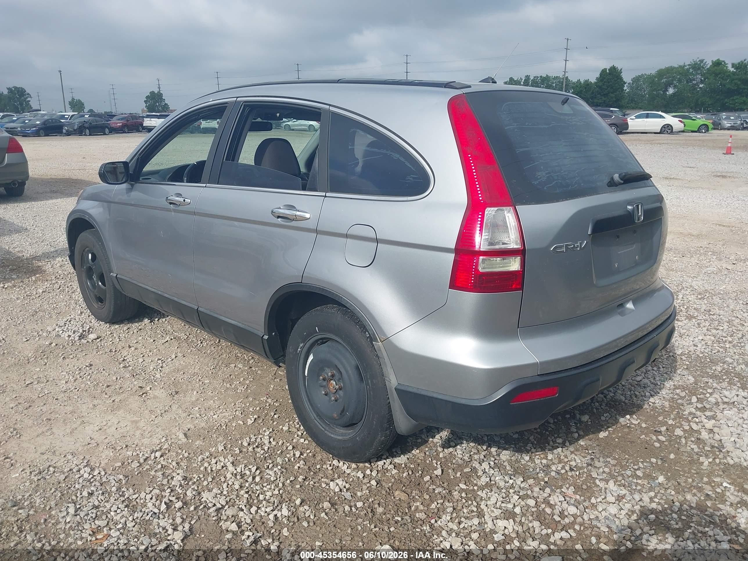 2007 Honda Cr-v Lx Light Blue vin: 5J6RE48327L008120