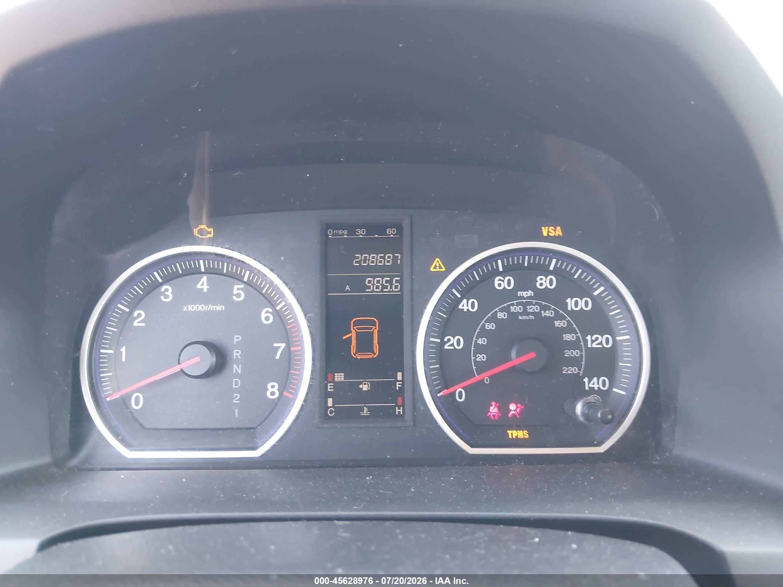 2008 Honda Cr-v Lx Beige vin: 5J6RE48328L026330