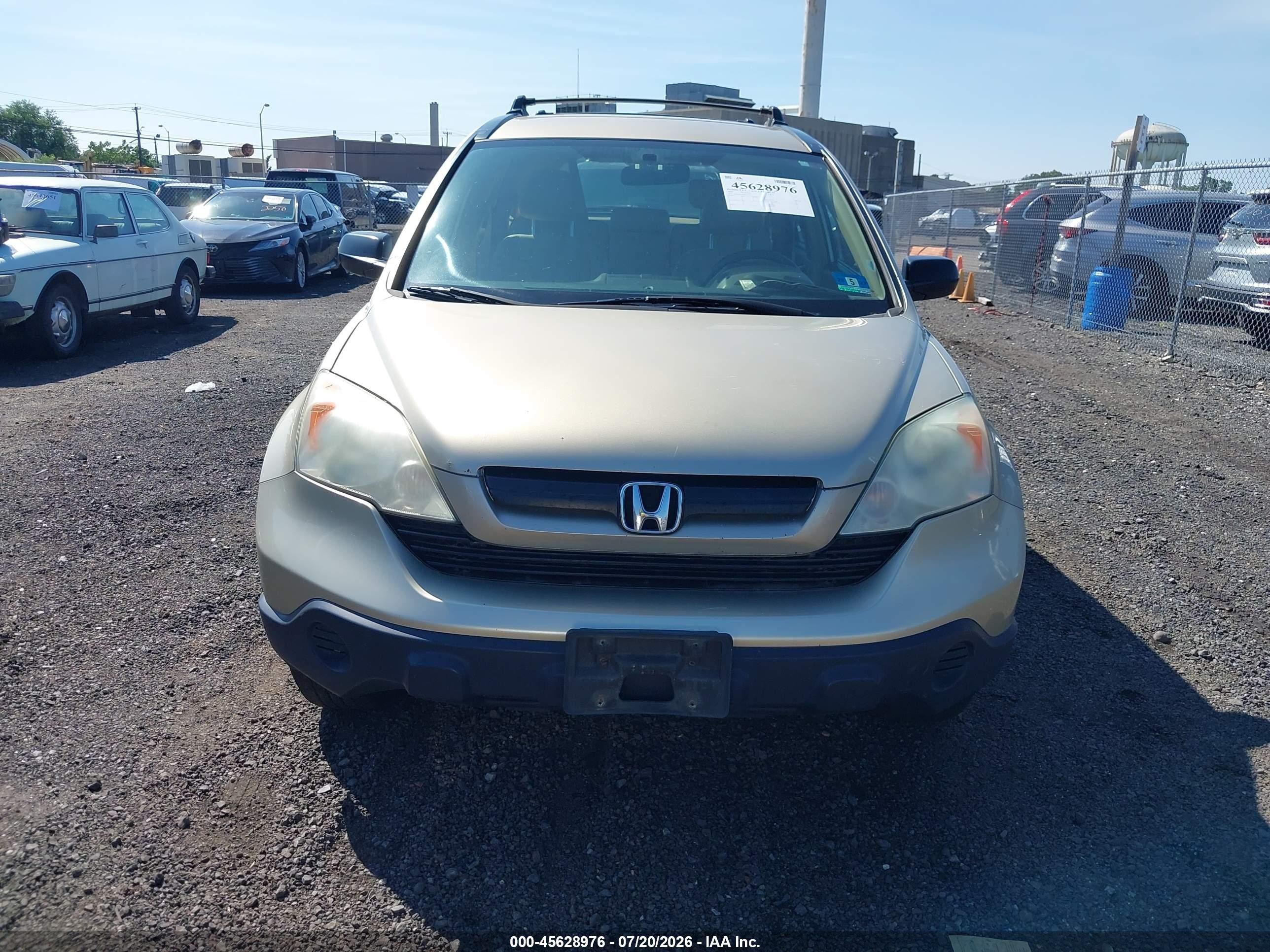 2008 Honda Cr-v Lx Beige vin: 5J6RE48328L026330