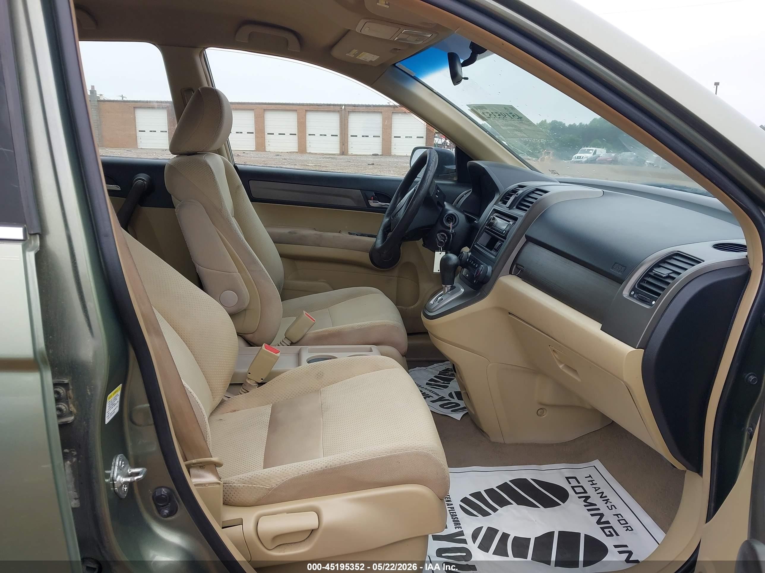 2008 Honda Cr-v Lx Green vin: 5J6RE48328L038445