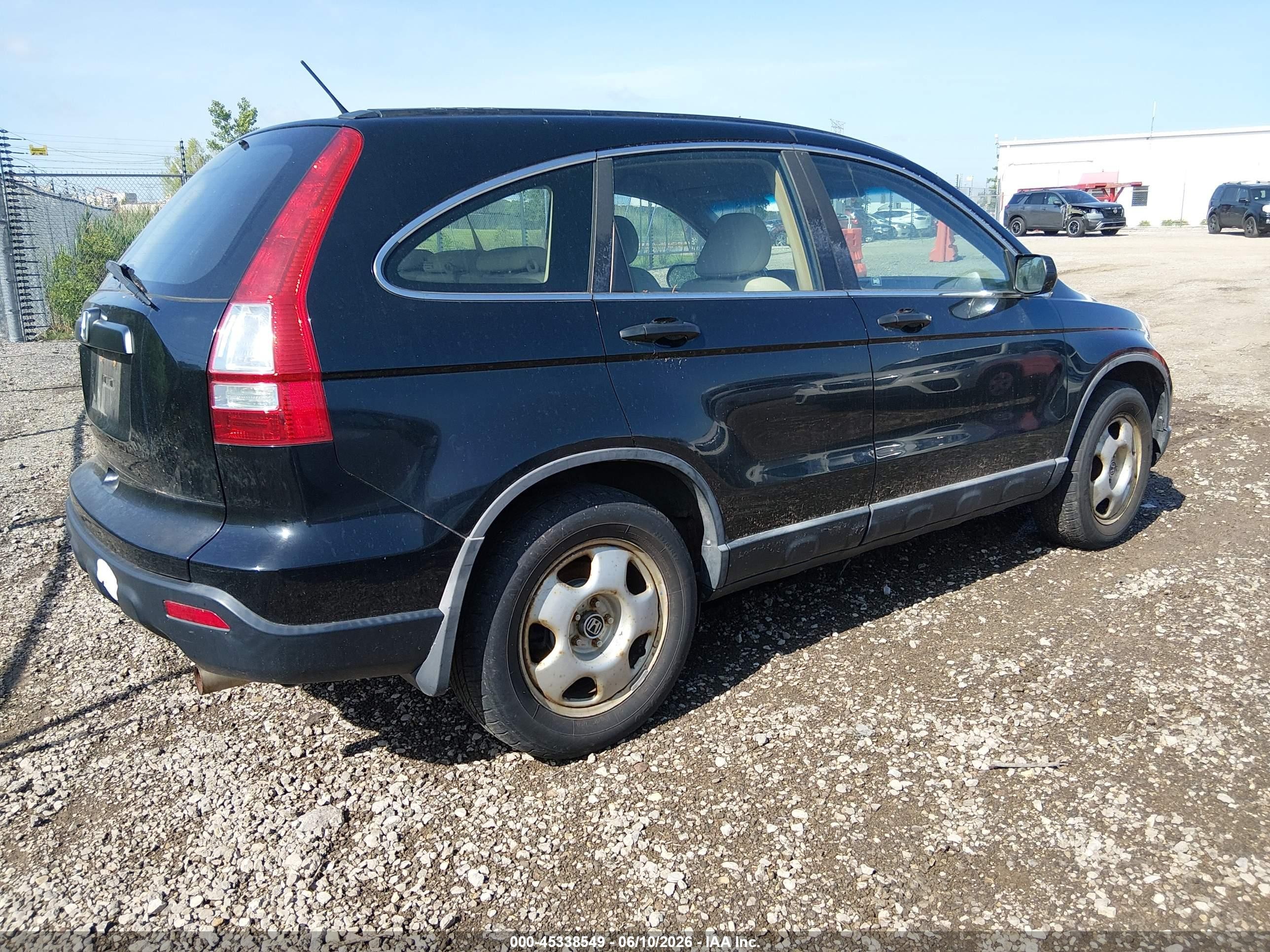 2009 Honda Cr-v Lx Black vin: 5J6RE48329L048796