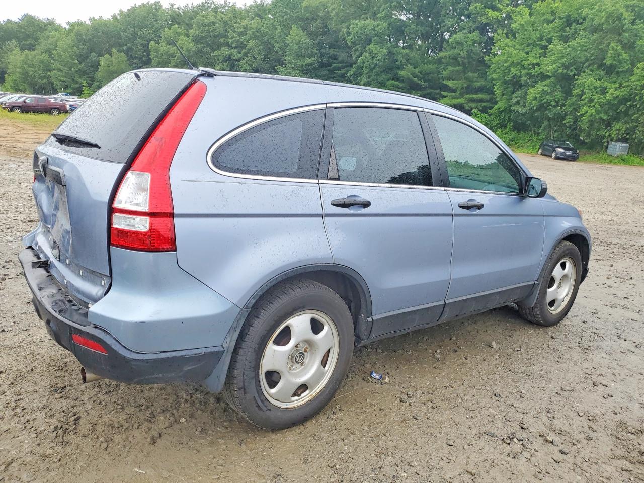 2007 Honda Cr-v Lx Blue vin: 5J6RE48337L010653