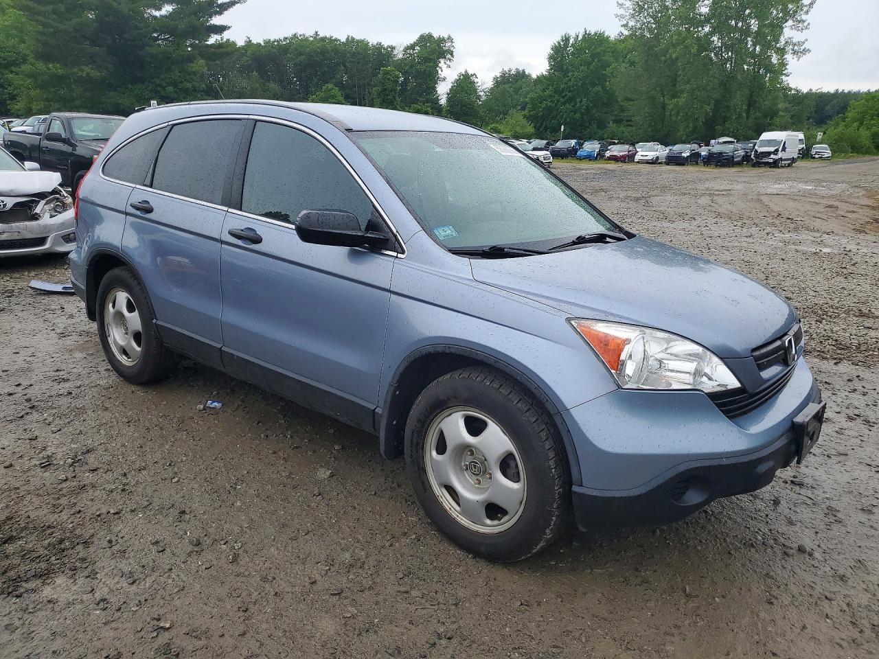 2007 Honda Cr-v Lx Blue vin: 5J6RE48337L010653