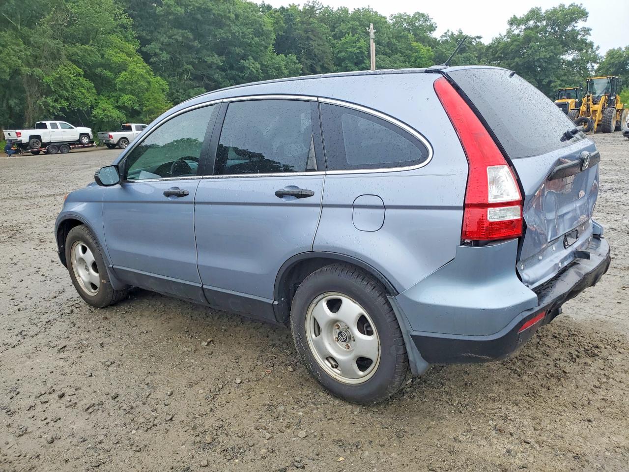 2007 Honda Cr-v Lx Blue vin: 5J6RE48337L010653