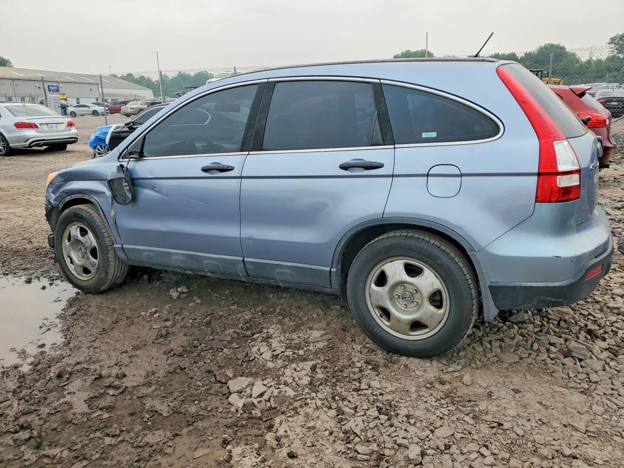 2008 Honda Cr-v Lx Синий vin: 5J6RE48338L019354