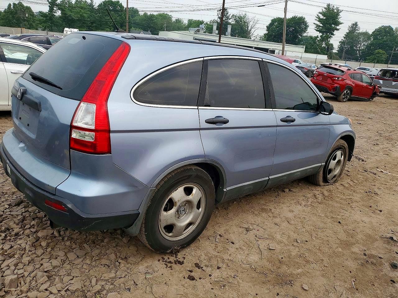2008 Honda Cr-v Lx Синий vin: 5J6RE48338L019354