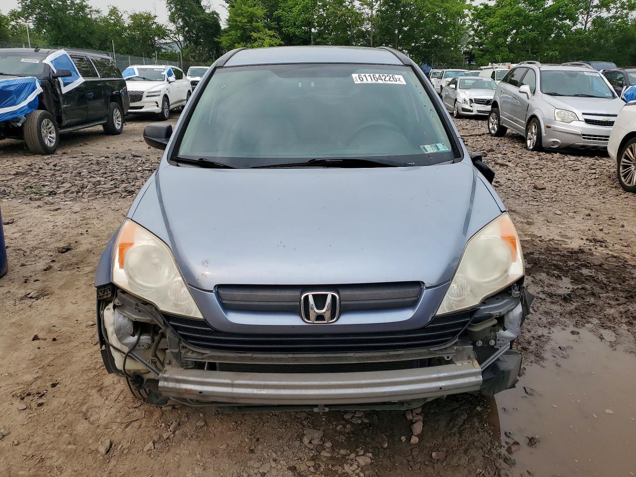 2008 Honda Cr-v Lx Синий vin: 5J6RE48338L019354