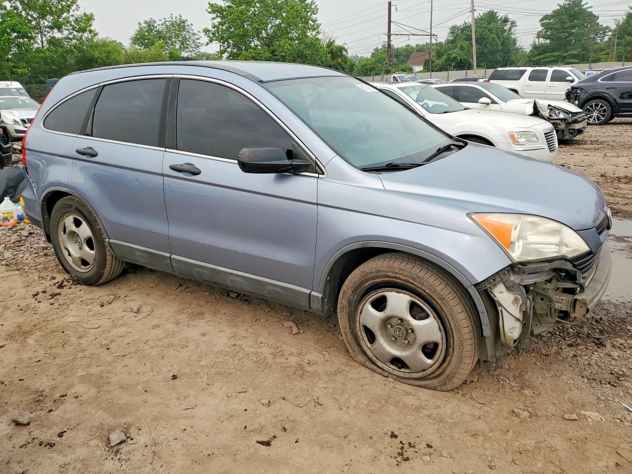 2008 Honda Cr-v Lx Синий vin: 5J6RE48338L019354