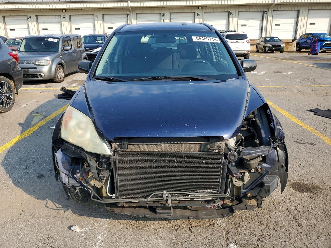 2008 Honda Cr-v Lx Blue vin: 5J6RE48338L021511