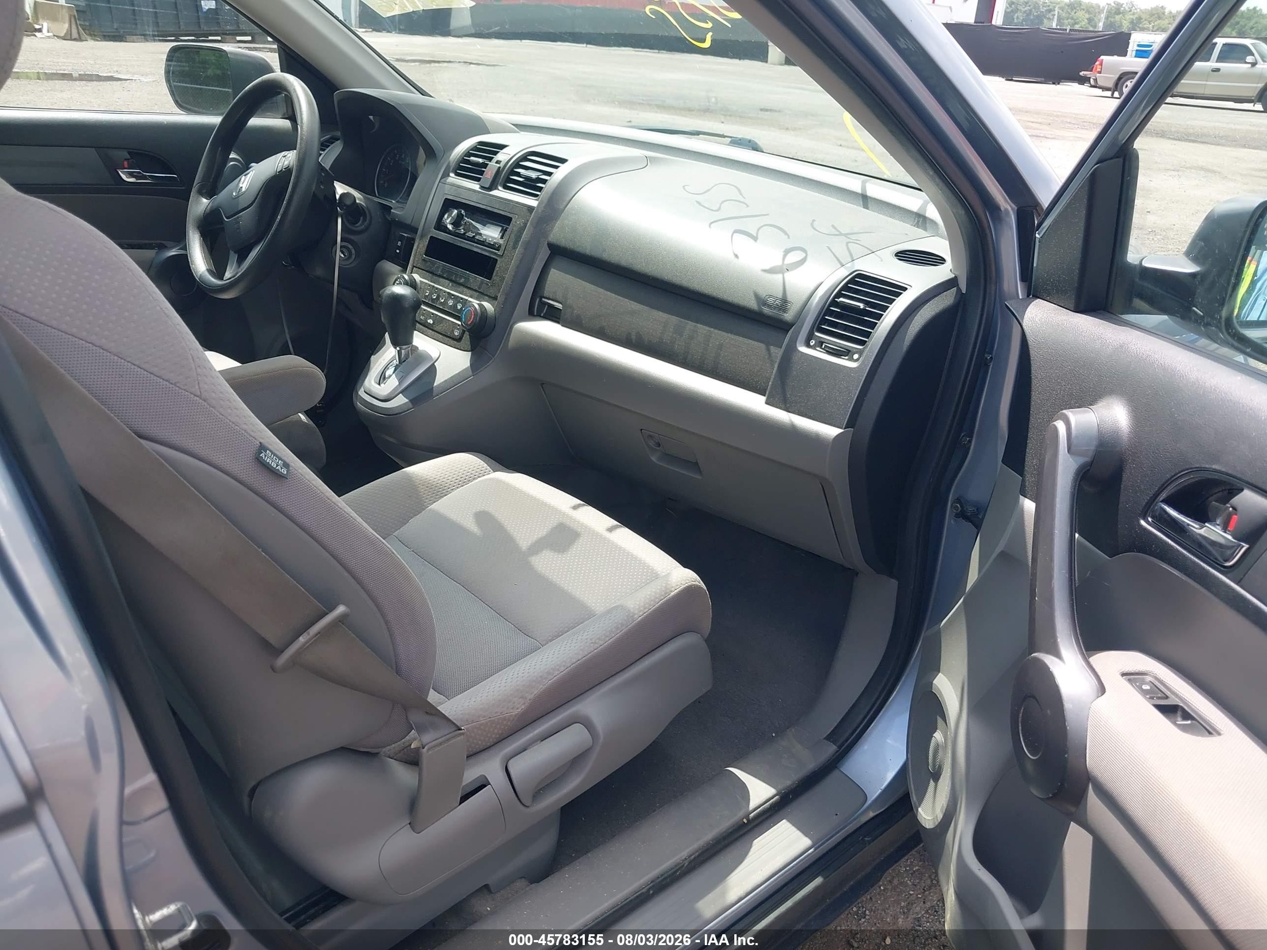 2008 Honda Cr-v Lx Blue vin: 5J6RE48338L044951