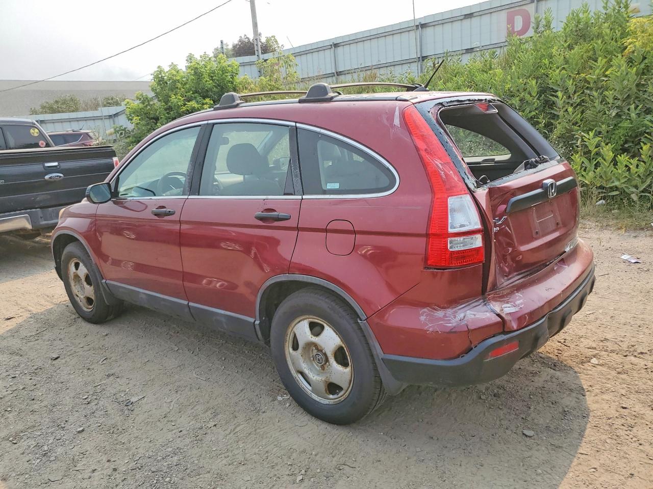 2009 Honda Cr-v Lx Burgundy vin: 5J6RE48339L012535