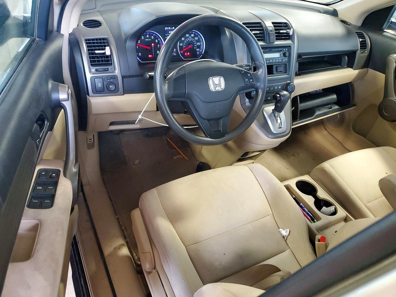 2009 Honda Cr-v Lx Tan vin: 5J6RE48339L014253