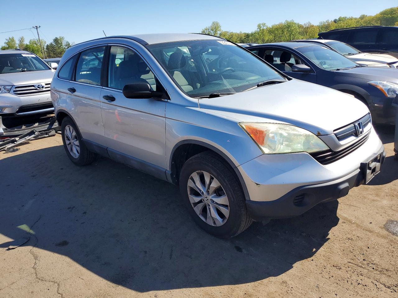 2009 Honda Cr-v Lx Gray vin: 5J6RE48339L014737