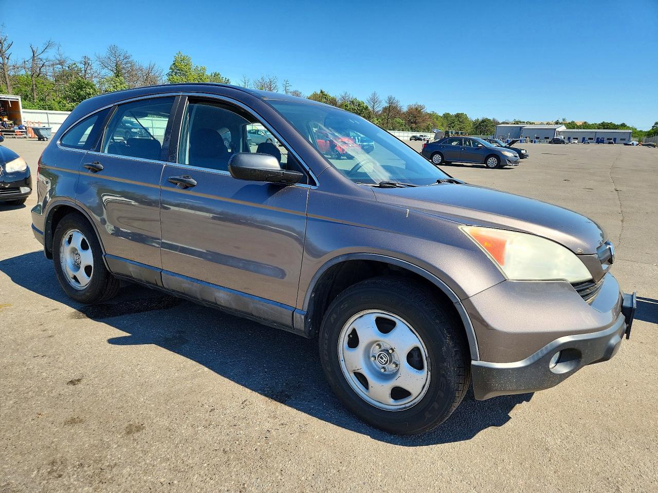 2009 Honda Cr-v Lx Серый vin: 5J6RE48339L017511