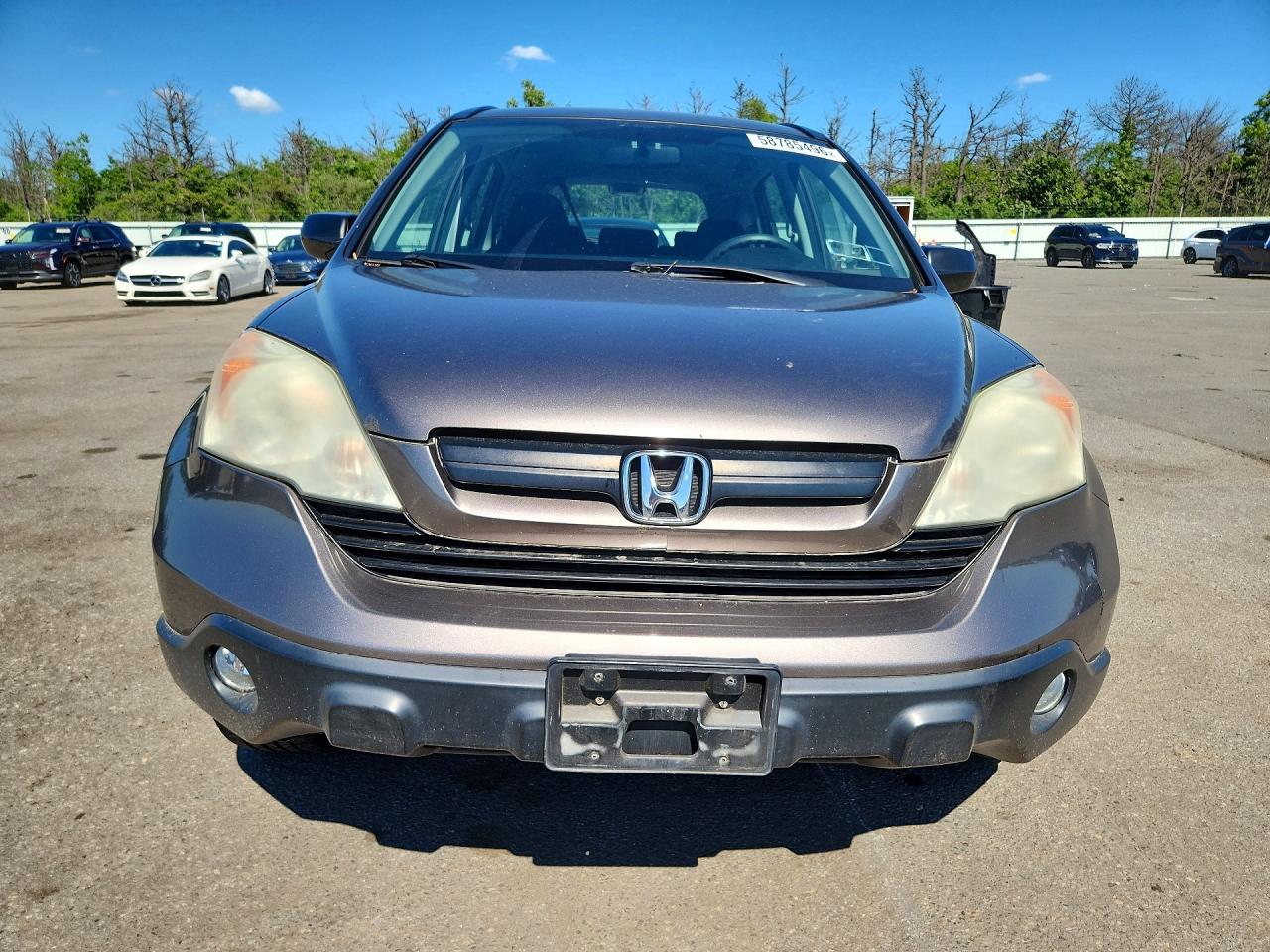 2009 Honda Cr-v Lx Серый vin: 5J6RE48339L017511