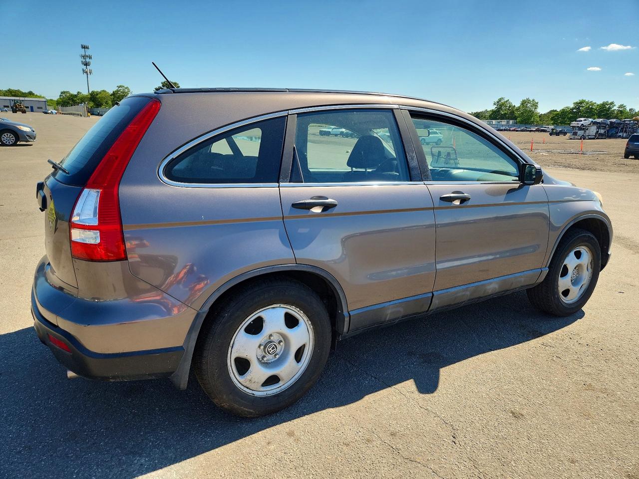 2009 Honda Cr-v Lx Серый vin: 5J6RE48339L017511
