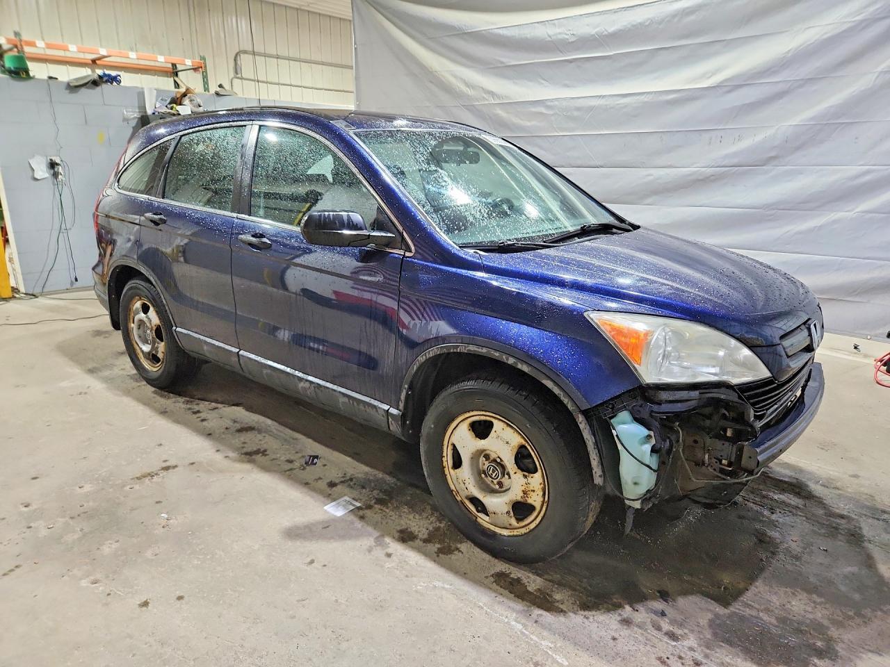 2009 Honda Cr-v Lx Blue vin: 5J6RE48339L023275