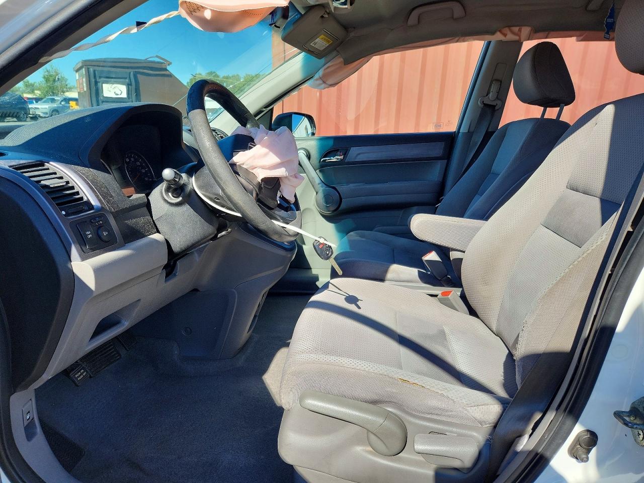 2009 Honda Cr-v Lx White vin: 5J6RE48339L035944