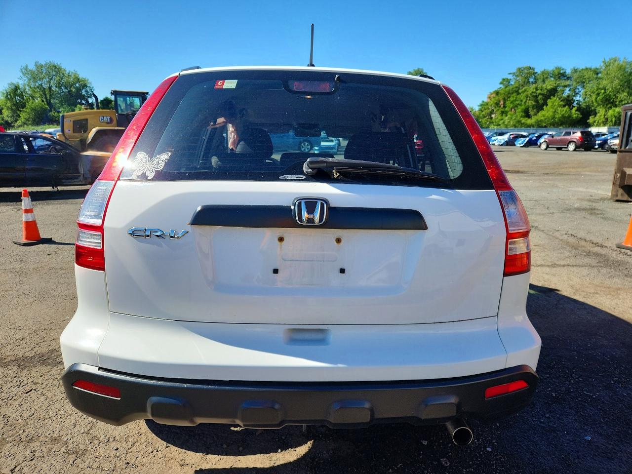 2009 Honda Cr-v Lx White vin: 5J6RE48339L035944