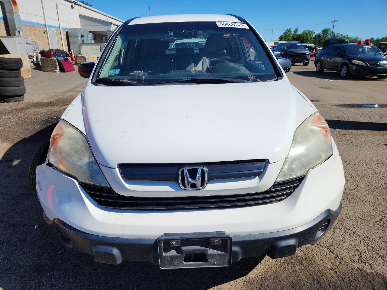2009 Honda Cr-v Lx White vin: 5J6RE48339L035944