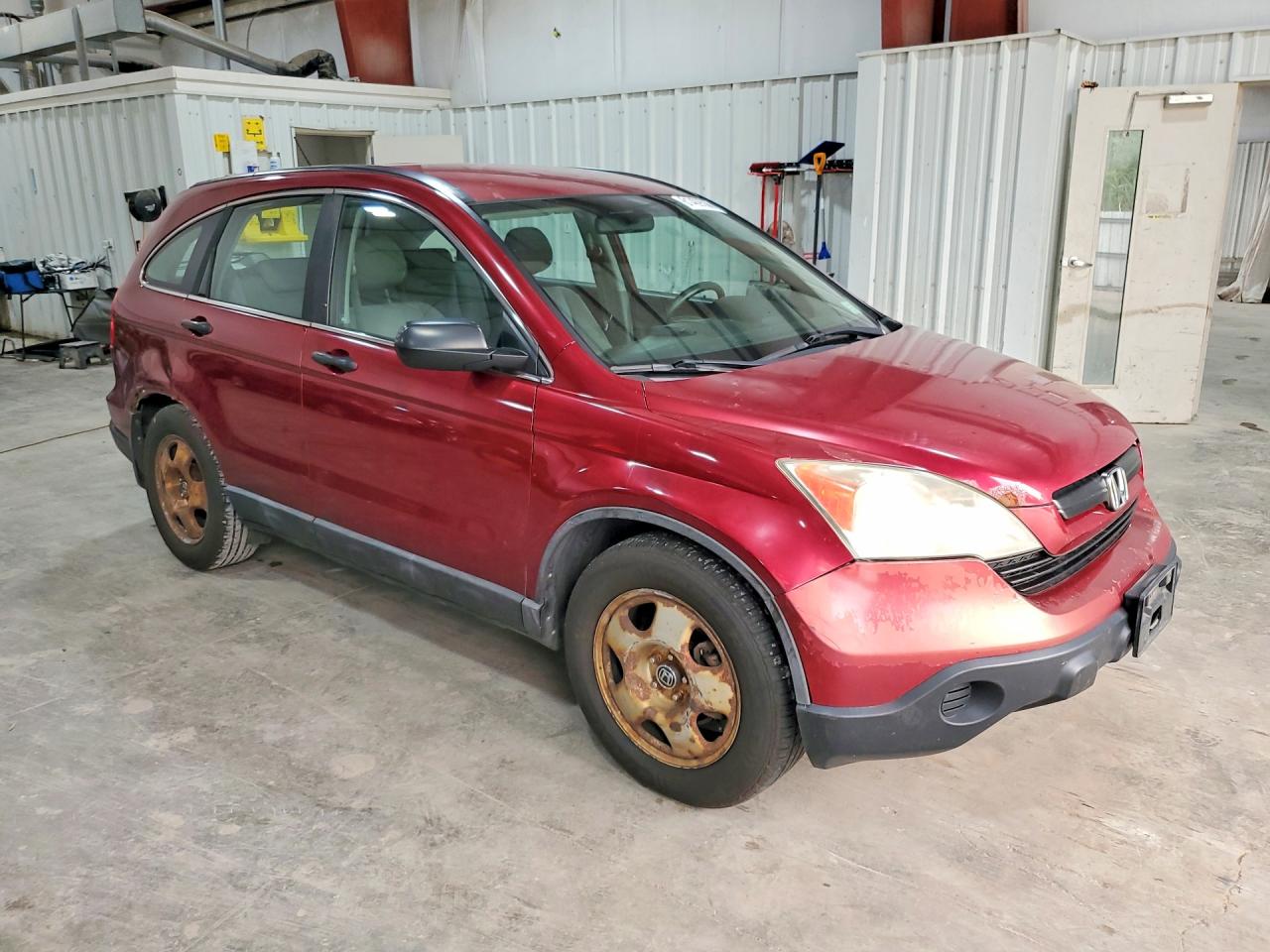 2009 Honda Cr-v Lx Красный vin: 5J6RE48339L037757