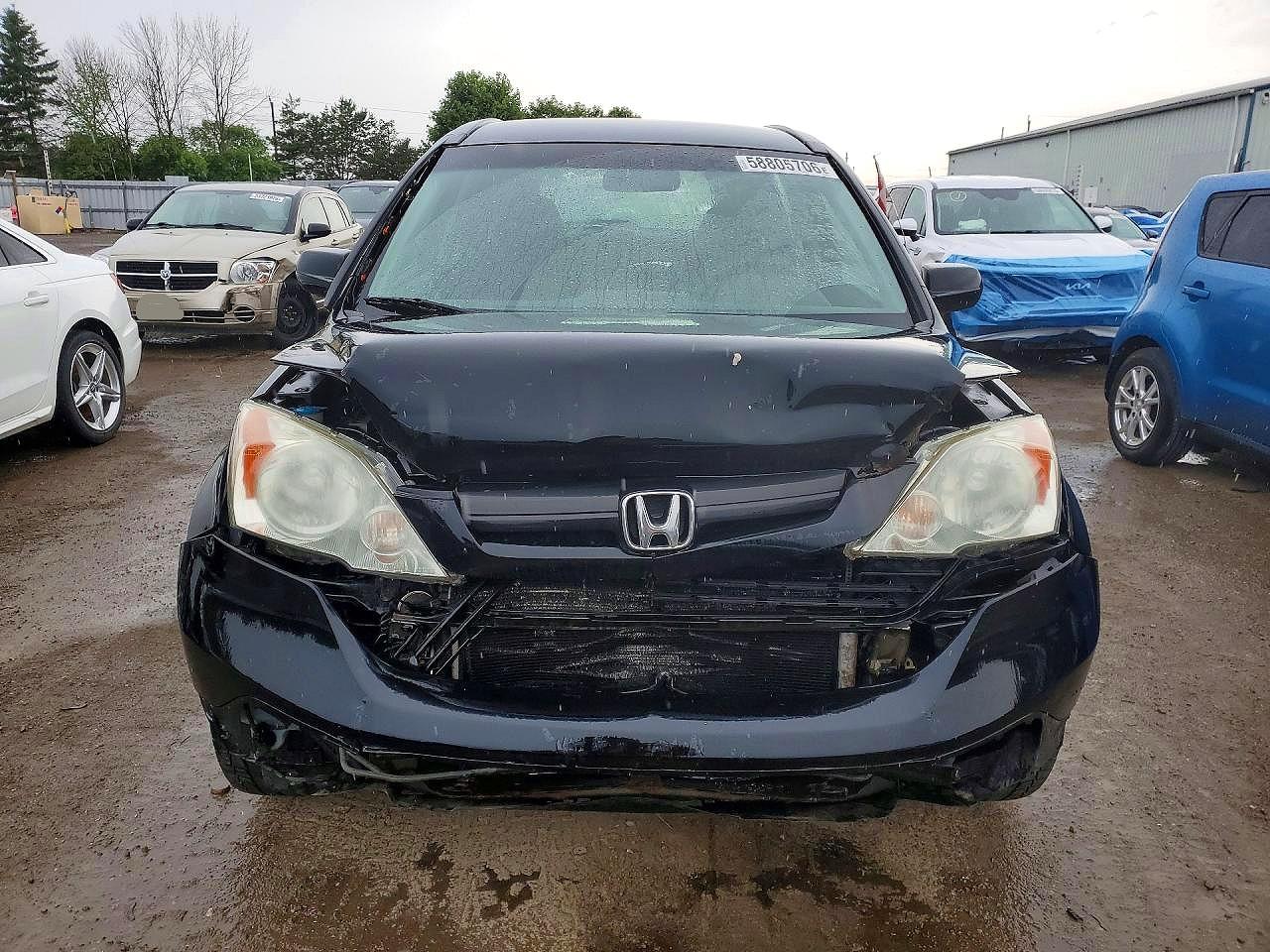 2009 Honda Cr-v Lx Black vin: 5J6RE48339L801896