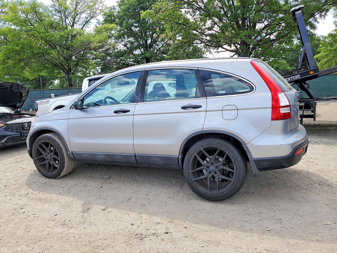 2008 Honda Cr-v Lx Silver vin: 5J6RE48348L005141