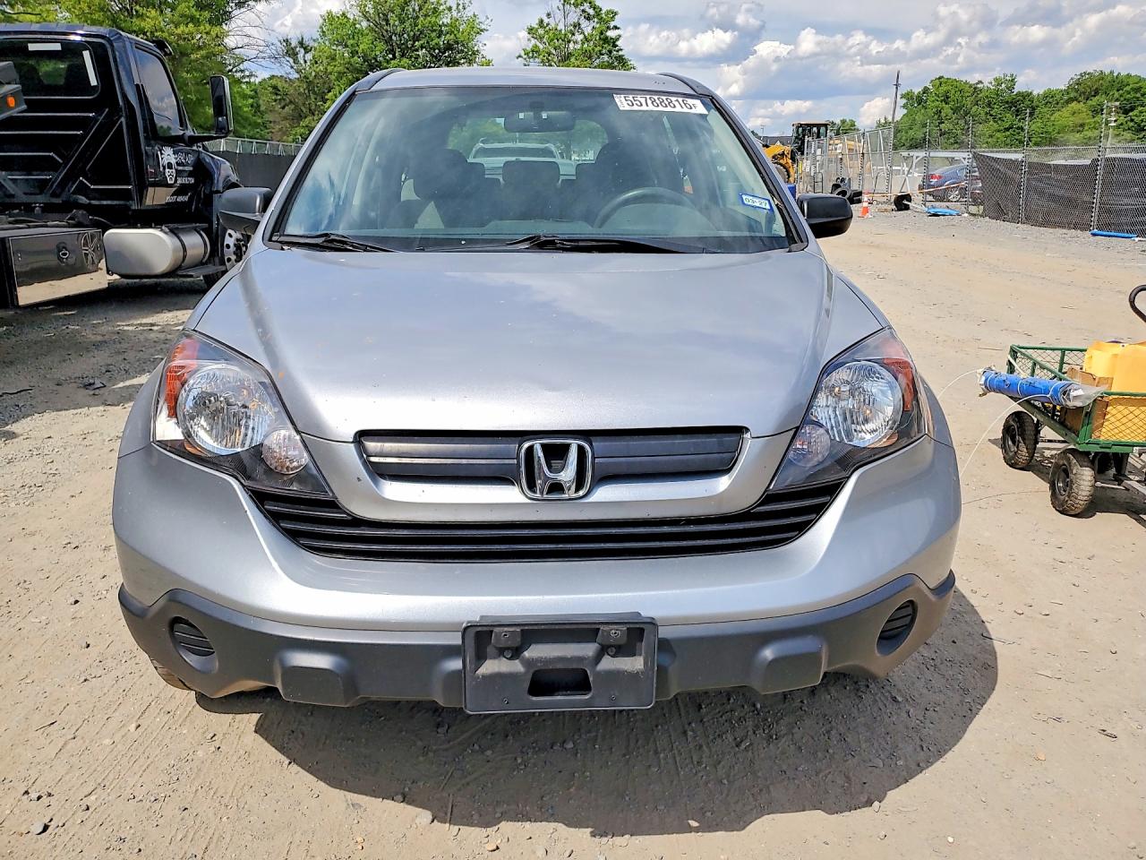 2008 Honda Cr-v Lx Silver vin: 5J6RE48348L005141