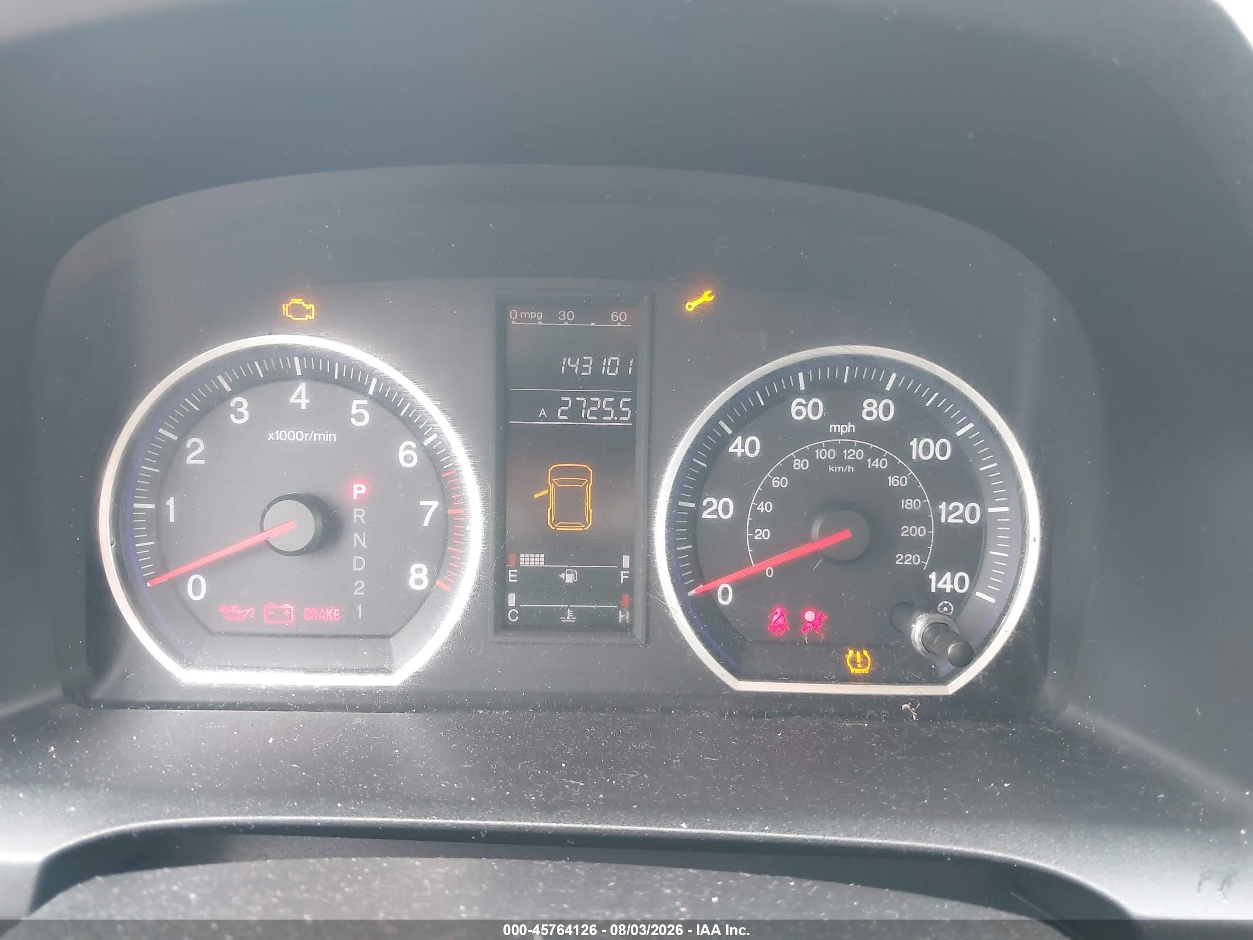 2009 Honda Cr-v Lx Brown vin: 5J6RE48349L015329