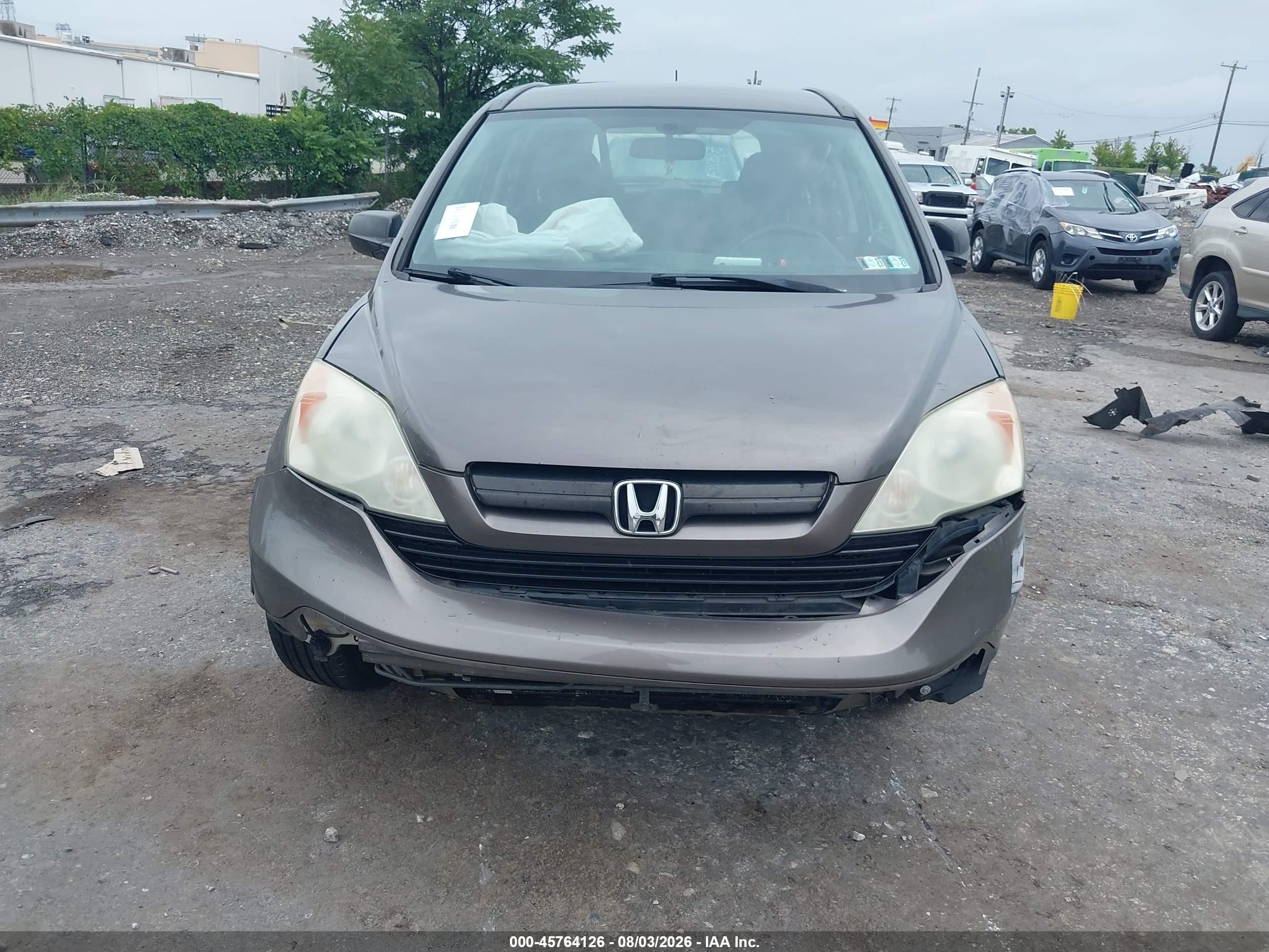 2009 Honda Cr-v Lx Brown vin: 5J6RE48349L015329