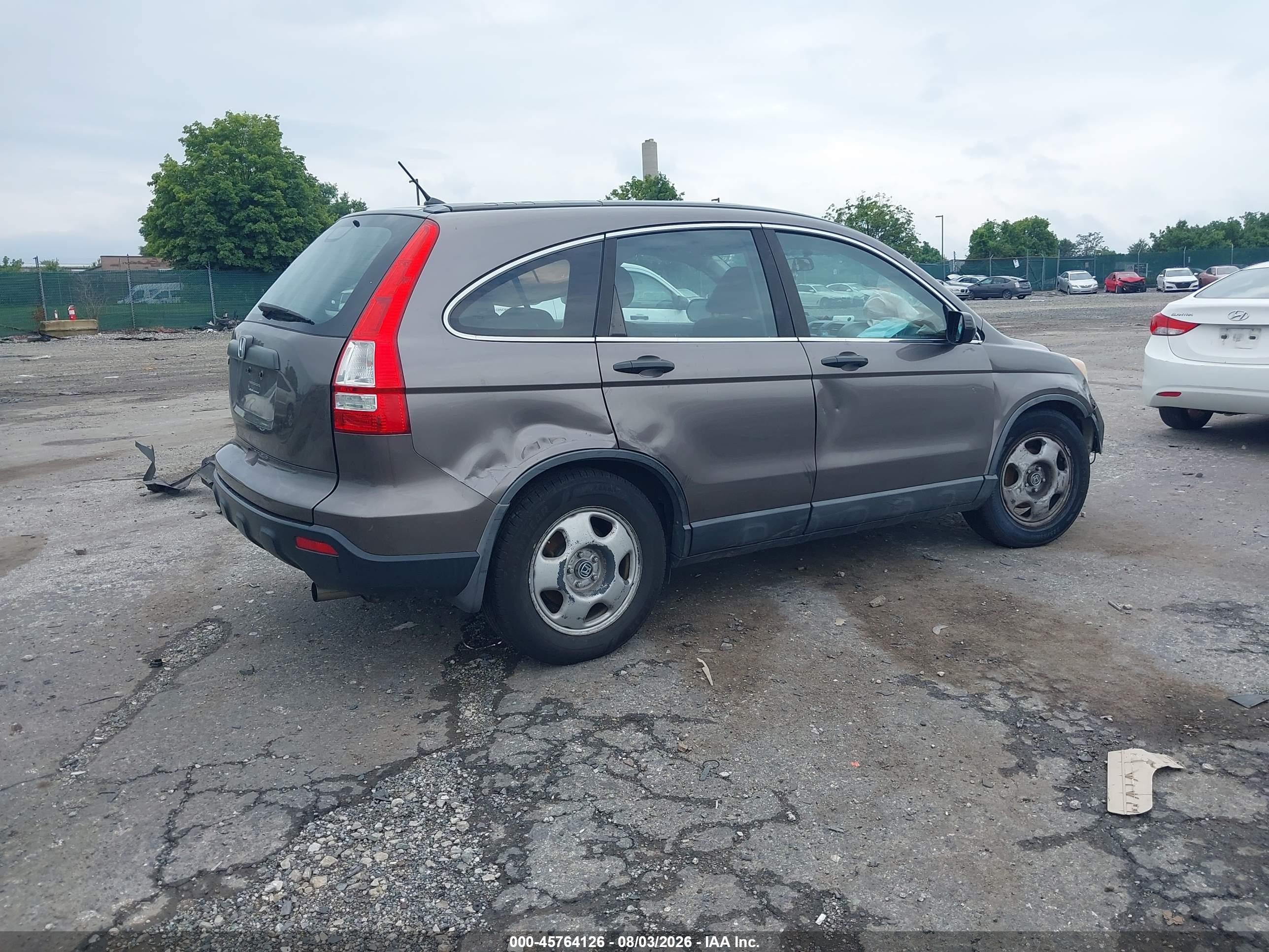 2009 Honda Cr-v Lx Brown vin: 5J6RE48349L015329