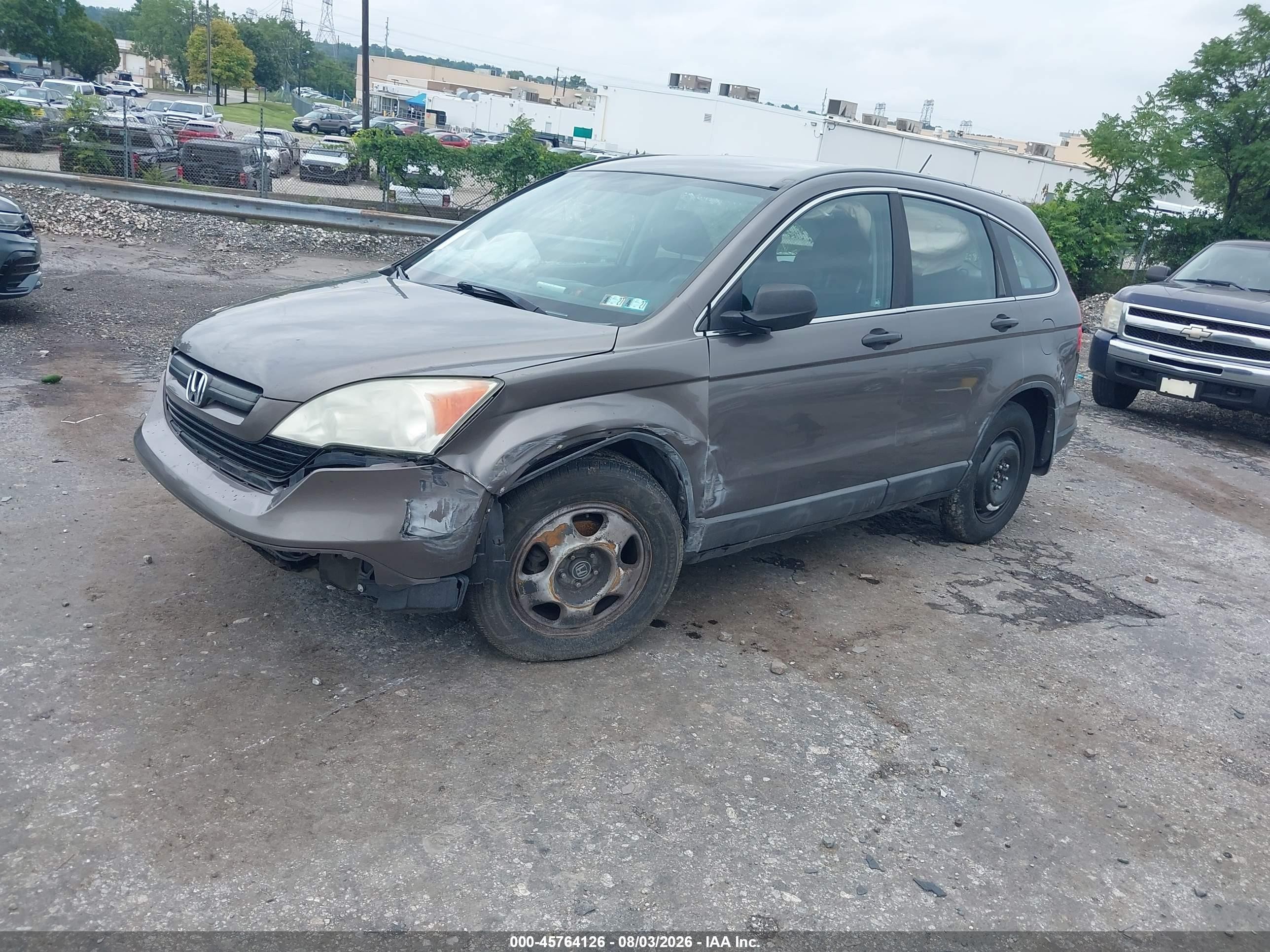 2009 Honda Cr-v Lx Brown vin: 5J6RE48349L015329