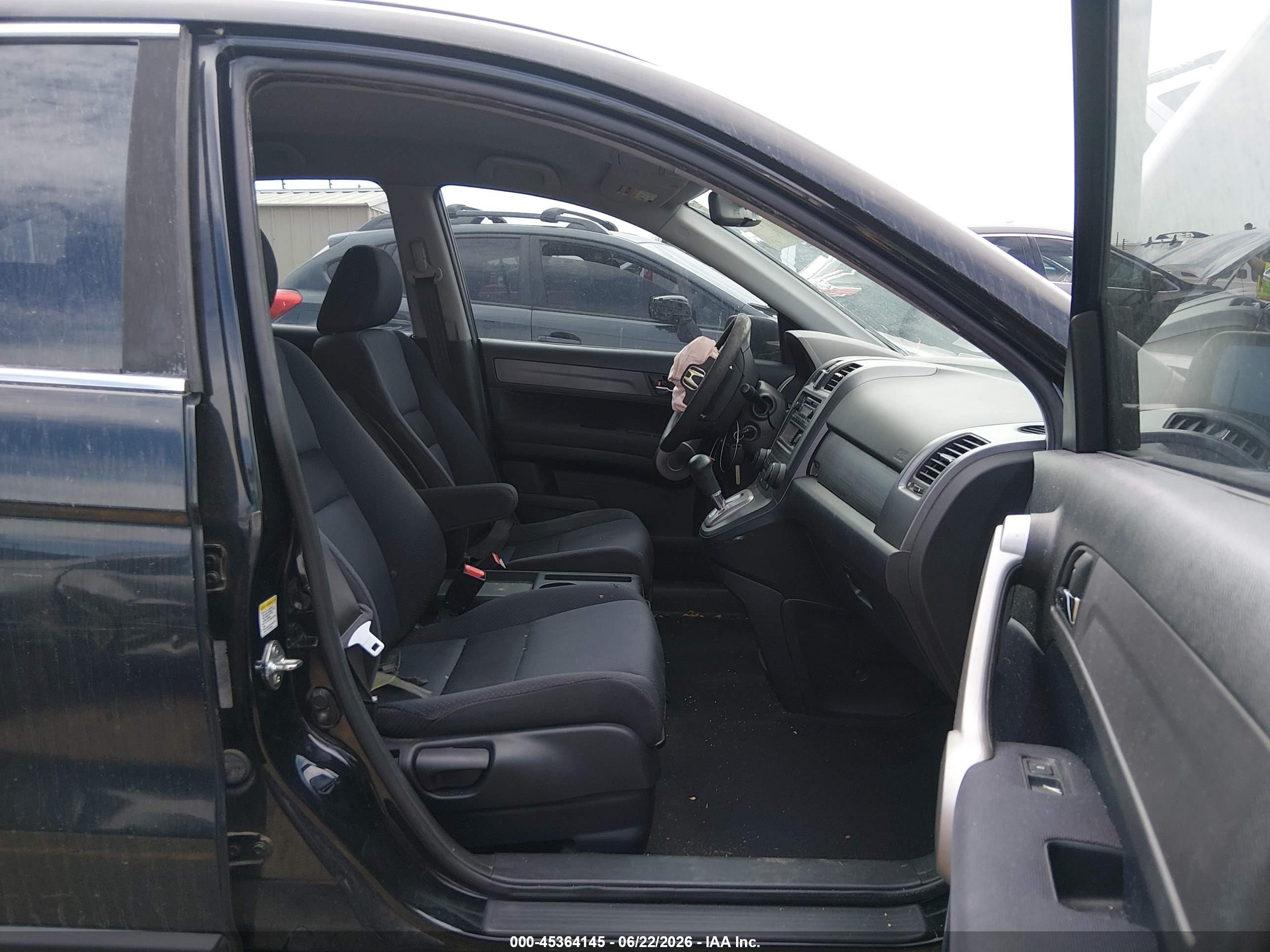 2007 Honda Cr-v Lx Black vin: 5J6RE48357L017569