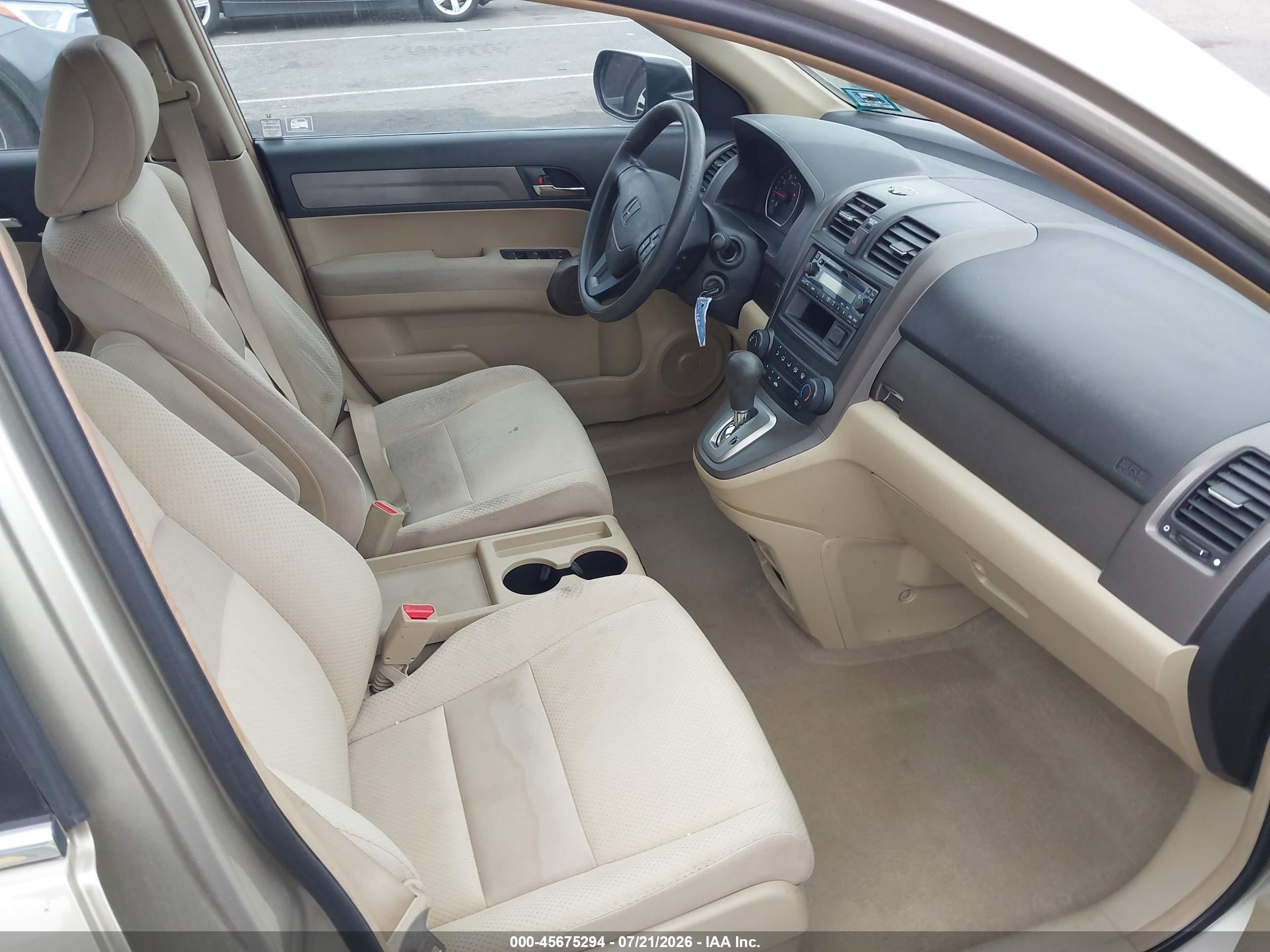2008 Honda Cr-v Lx Beige vin: 5J6RE48358L033806