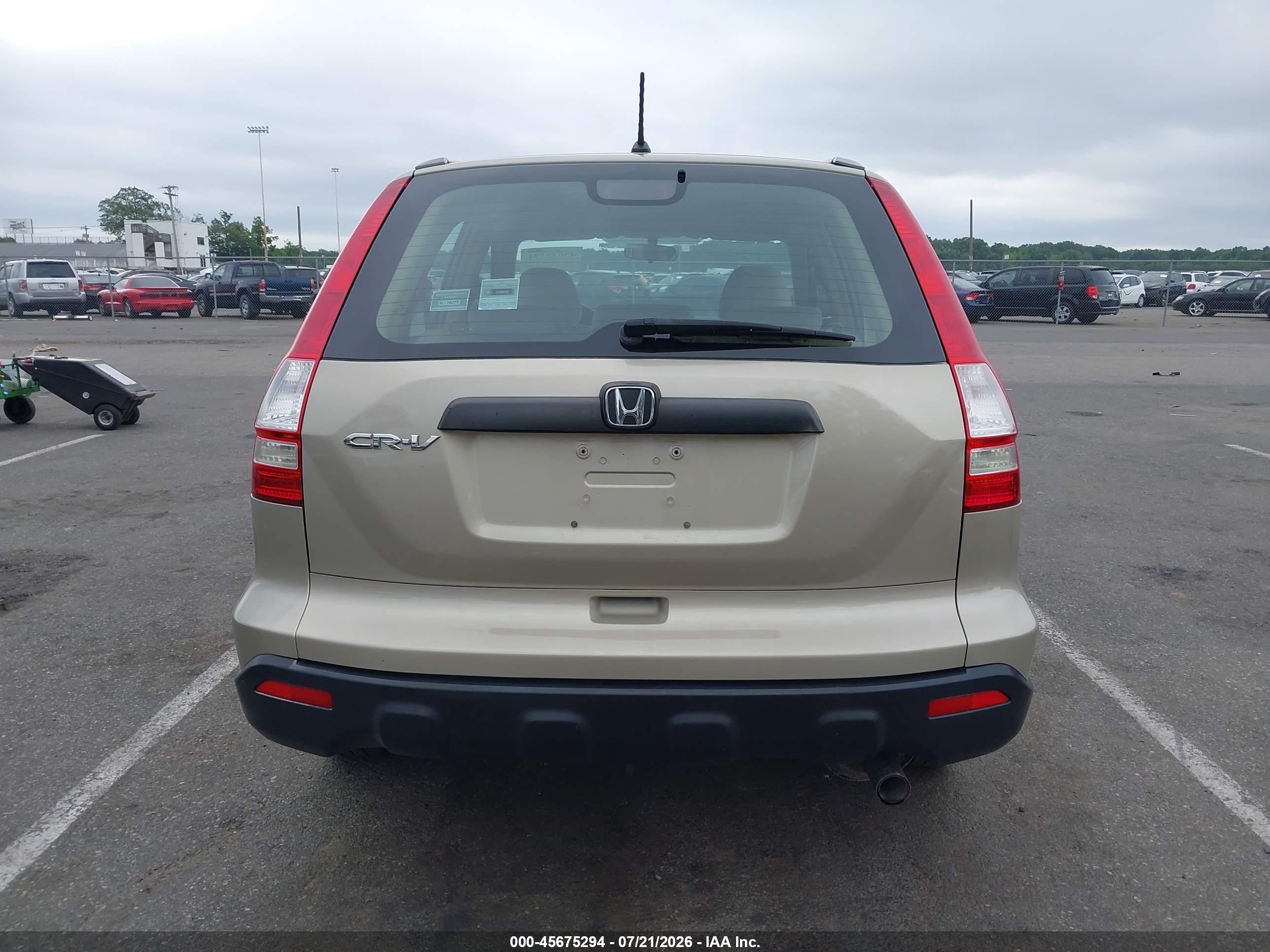 2008 Honda Cr-v Lx Beige vin: 5J6RE48358L033806