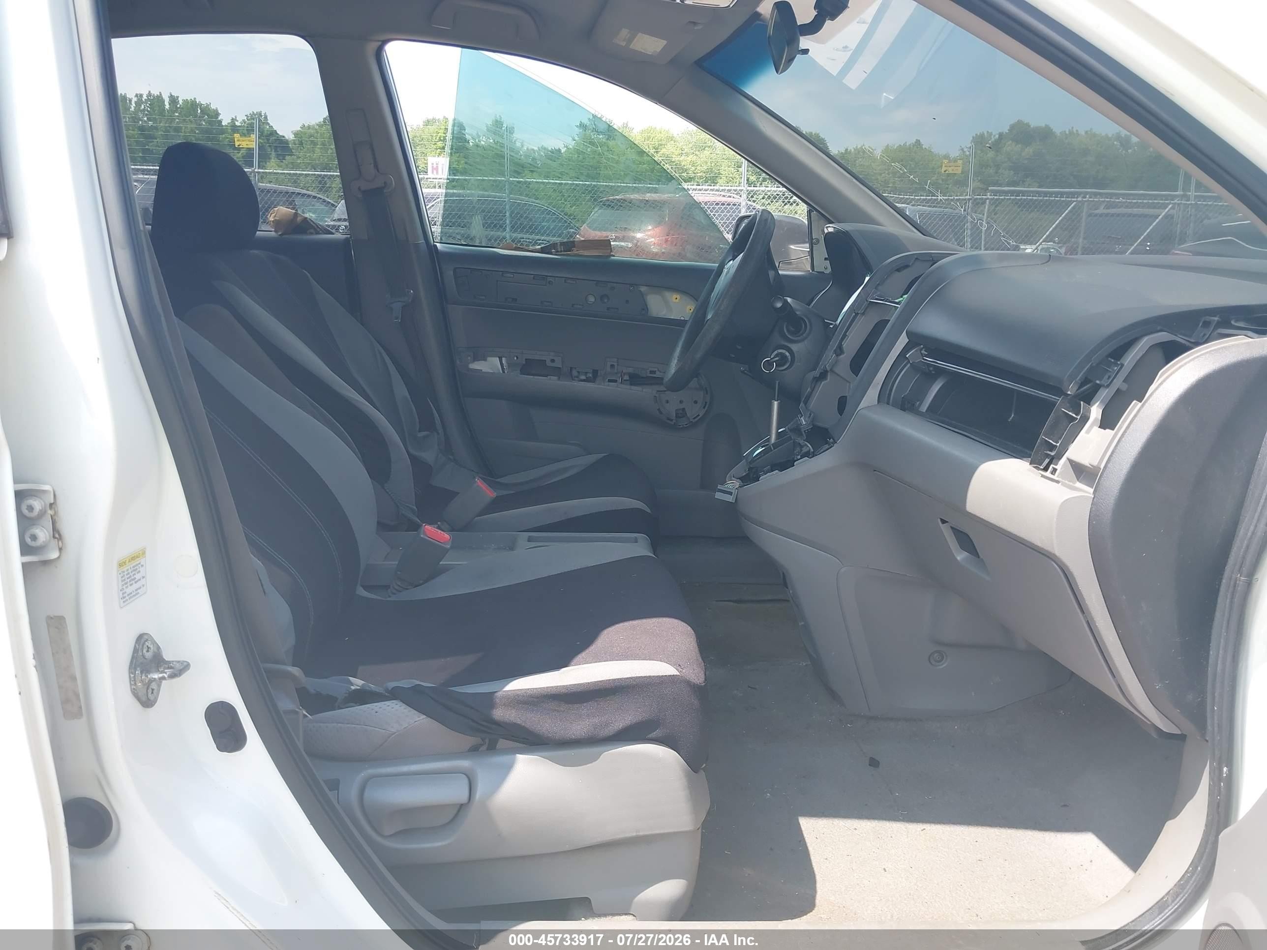 2008 Honda Cr-v Lx White vin: 5J6RE48358L041629