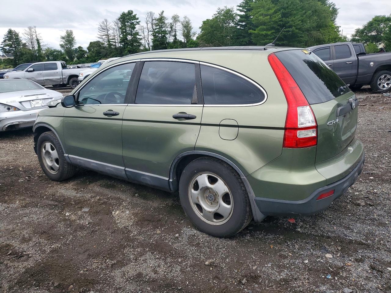 2008 Honda Cr-v Lx Green vin: 5J6RE48358L050928