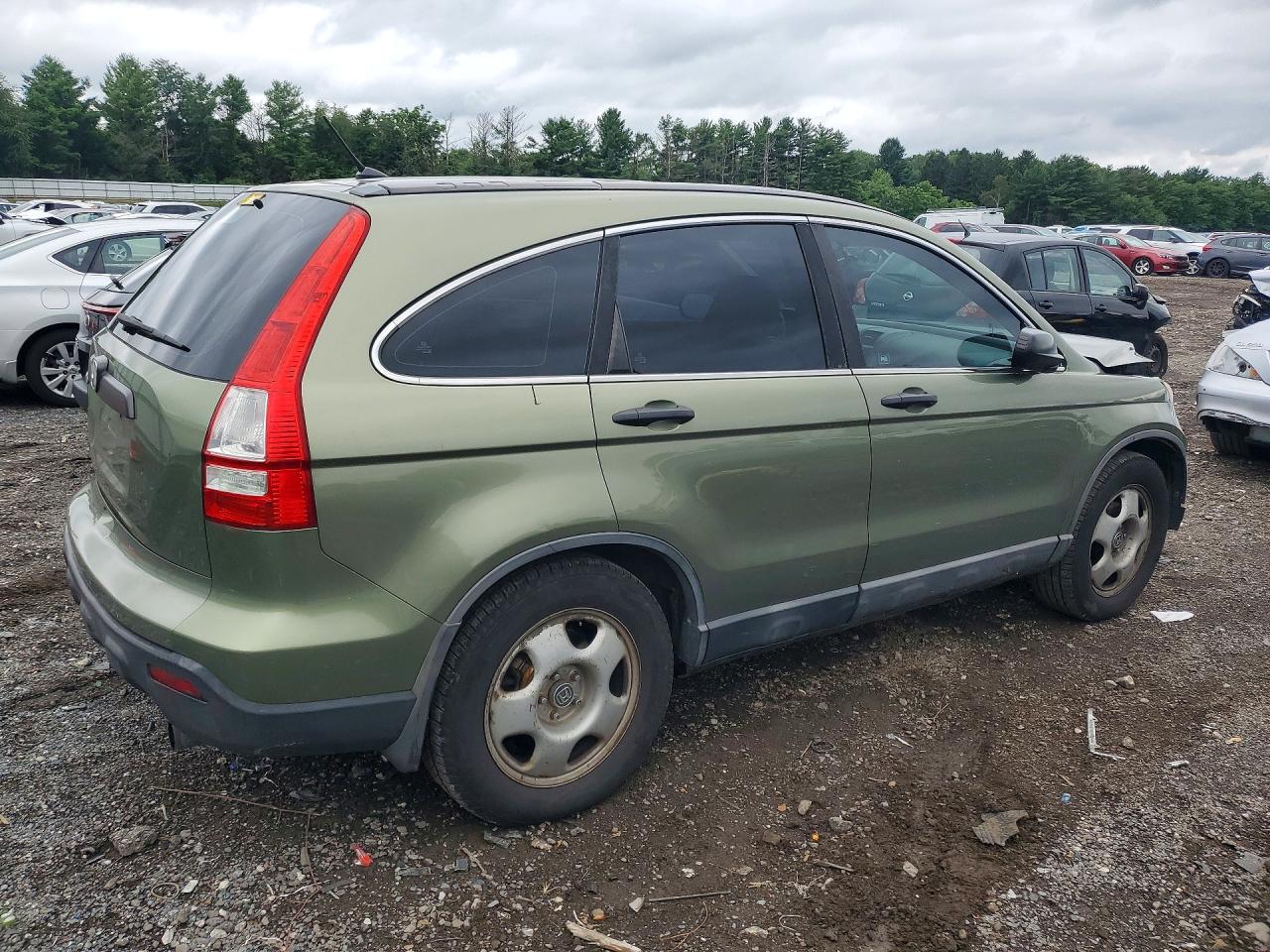 2008 Honda Cr-v Lx Green vin: 5J6RE48358L050928