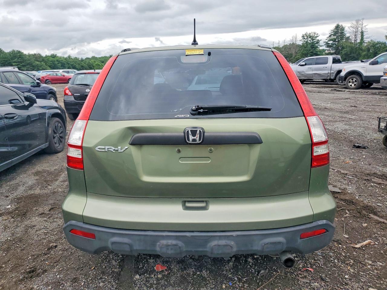 2008 Honda Cr-v Lx Green vin: 5J6RE48358L050928