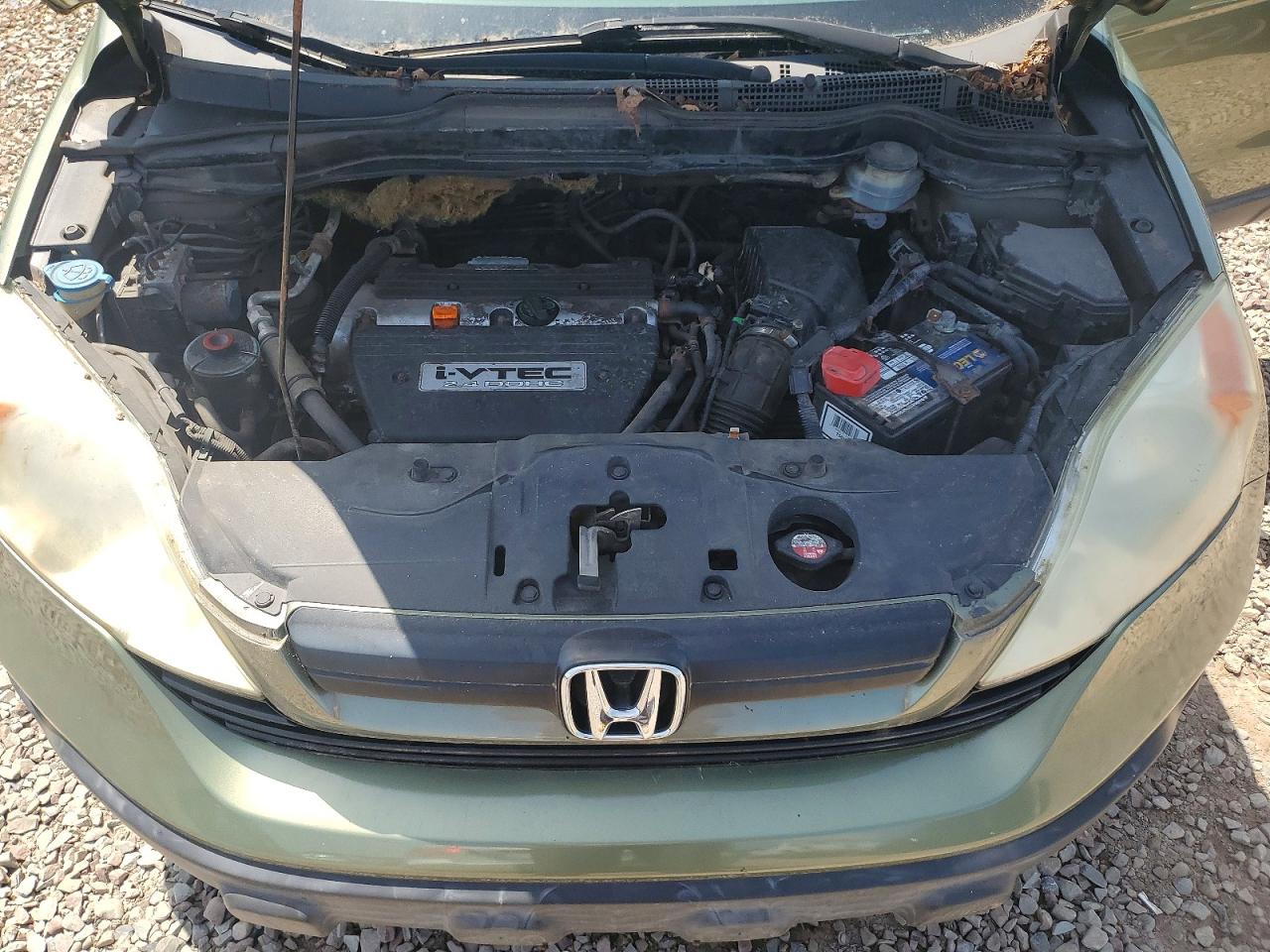 2008 Honda Cr-v Lx Green vin: 5J6RE48358L810923