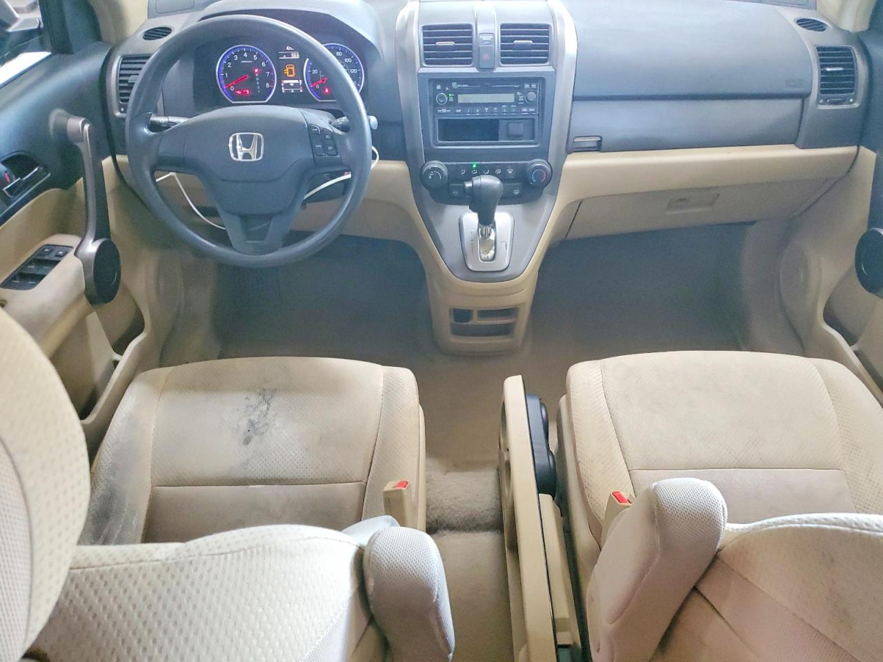 2009 Honda Cr-v Lx Зеленый vin: 5J6RE48359L023892