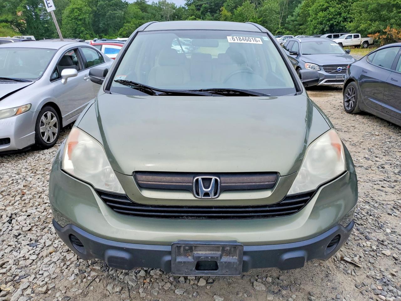 2009 Honda Cr-v Lx Green vin: 5J6RE48359L053328